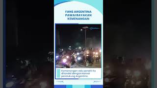 Timnas Argentina Bawa Pulang Trofi Piala dunia 2022, Fan di Ambon Pawai Rayakan Kemenangan