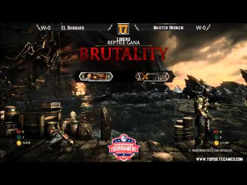 ONT - MKX - Master Broken (Kano) vs El Barbaro (Reptil)