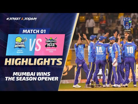 ISPL Season 3 - Match 1: Majhi Mumbai defeats Srinagar Ke Veer in the season opener