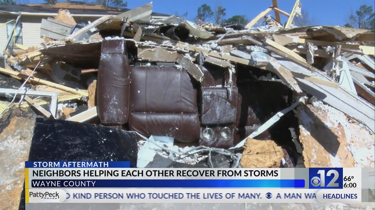 Mississippi neighbors help each other recover from storms