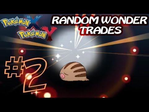 Pokemon X and Y Random Wonder Trades Part 2 - SWINE FLU, THANKS MICHIGAN