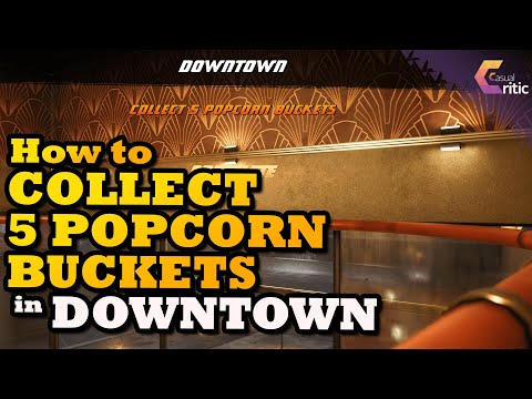 How to Collect 5 Popcorn Buckets in Downtown - THPS 1+2