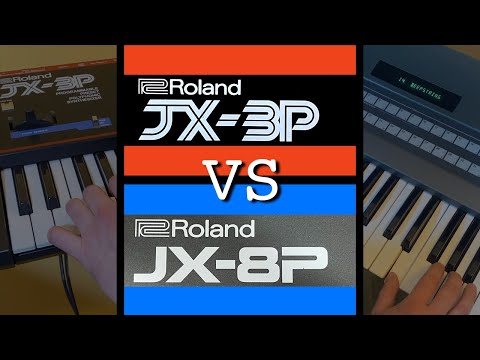 Synth Fight - Roland JX-3P vs JX-8P - Comparing two classic analog synthesizers