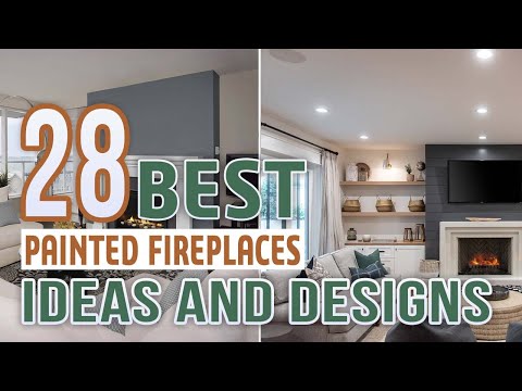 28 Best Painted Fireplaces – Ideas and Designs