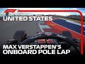 Max Verstappen's Pole Lap | 2021 United States Grand Prix | Pirelli
