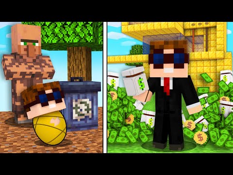 Vom ARMEN BABY zum REICHSTEN BABY in Minecraft!