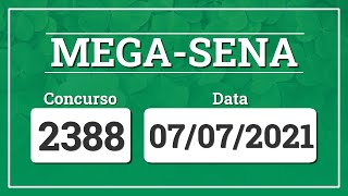 Capa de MEGA-SENA 2388