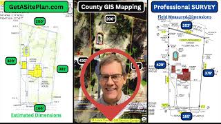 Find Property Lines with Survey, County GIS, or Site Plan  Which is Best
