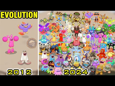 Air Island Evolution & Full Songs (All Common, Rare, Epic) | My Singing Monsters