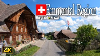 Emmental, Switzerland 🇨🇭 Driving from Burgdorf to Eriswil