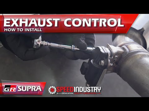 Install your exhaust valve control on your exhaust | GR supra