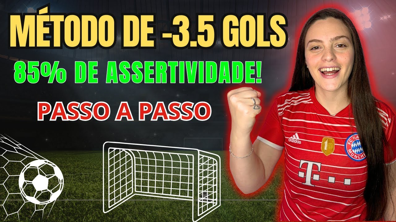 🛑 Método para menos de 3.5 gols! Veja como analisar under gols! Método para apostar em gols
