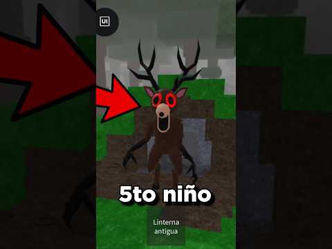 EL CIERVO ES EL 5to NIÑO EN 99 NOCHES EN EL BOSQUE 😱 #99nochesenelbosque #roblox #shorts