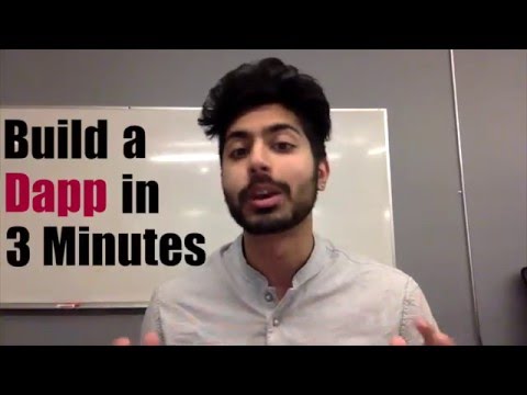 How to Build a Dapp in 3 min