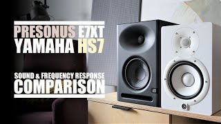 PreSonus Eris E7 XT vs Yamaha HS7 || Sound & Frequency Response Comparison