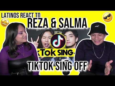 Latinos react to Reza & Salma - Tiktok SING-OFF | REACTION 🤩👏