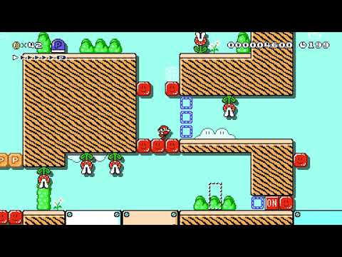 Piranha Plant Plains by ★MarxFan★™ 🍄 Super Mario Maker 2 ✹Switch✹ #bfz