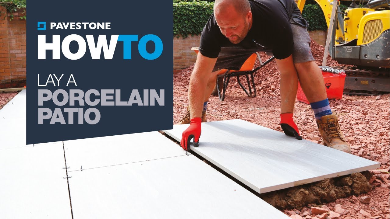Watch video How To Lay A Porcelain Patio Now How To Lay A Porcelain Patio