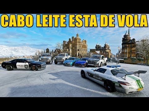 CABO LEITE IS BACK - POLICE DESTRUCTION - FORZA HORIZON 4 - GAMEPLAY