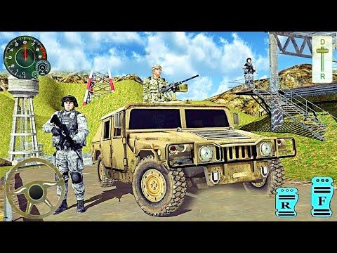 US Offroad Military Transporter Truck Driving Game - Real Army Transport Driver - Android GamePlay#2