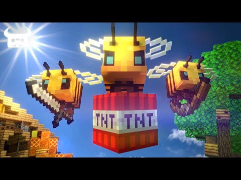 MINECRAFT BEES RAP | "Busy Buzzy Bees" | Animated Music Video