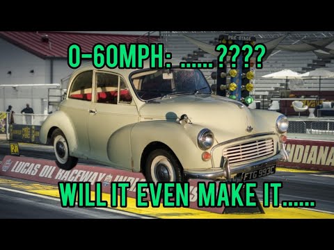 Thumbnail for 1965 Morris Minor 0-60 acceleration test (0-100kph) by Car