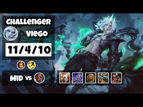 Viego vs Lucian KOREAN Challenger MID (11/4/10) - v11.8
