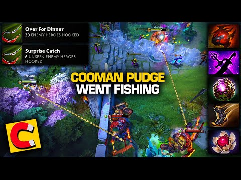 Cooman Pudge Went Fishing With Dragonclaw Hook | Pudge Official