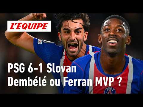 PSG 6-1 Slovan : Dembélé ou Ferran Torres, qui est l’homme du match ?