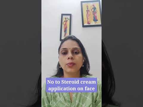 No to Steroid cream application
