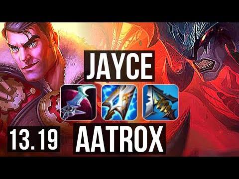 JAYCE vs AATROX (TOP) | 1.7M mastery, 8/3/8 | NA Master | 13.19