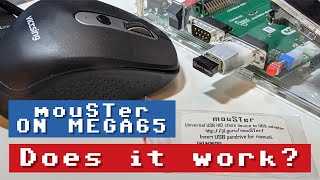 The Retrohax.net mouSTer on the MEGA65. Can it replace a 1351 Mouse?