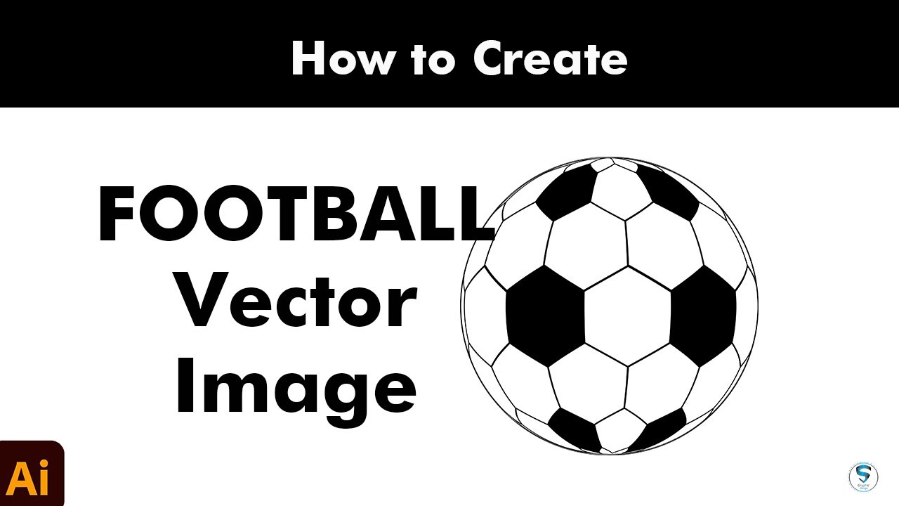 How to Create Football Vector Image in Adobe Illustrator | Soccer Ball | Football design  #euro2024