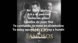Ricos y famosos - Wisin ft Ñengo flow y Tito el Bambino letra