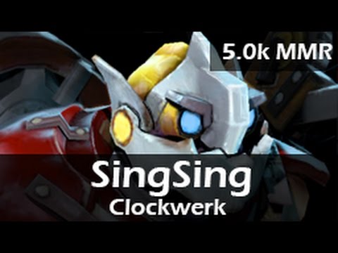 343: SingSing as Clockwerk Mid ft. Zagitta, kixelated, Insane - 5.0k MMR Ranked Gameplay - 20150430