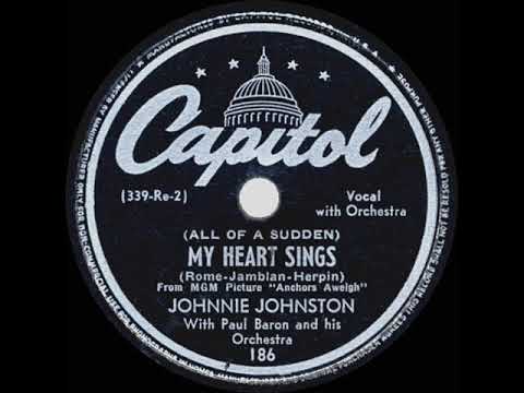 1945 HITS ARCHIVE: All Of A Sudden My Heart Sings - Johnnie Johnston