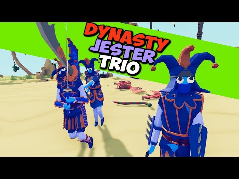 Dynasty Jester Trio! Shogun, Sensei & Red Jade vs Every Faction - TABS MODS GAMEPLAY
