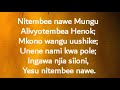 Nitembee Nawe Mungu Nzk 14 BLESSING HYMNS TV