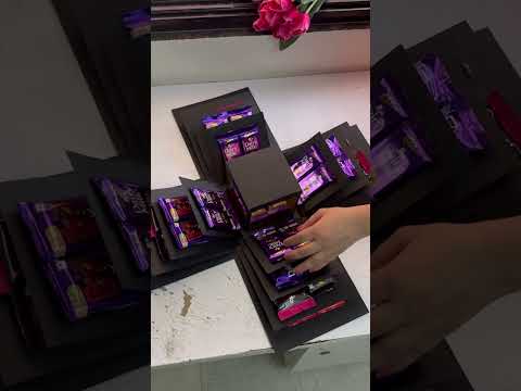 Chocolate explosion box 😍 Best birthday gift for chocolate lovers