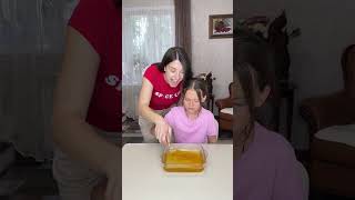 Mother kidding on her daughter