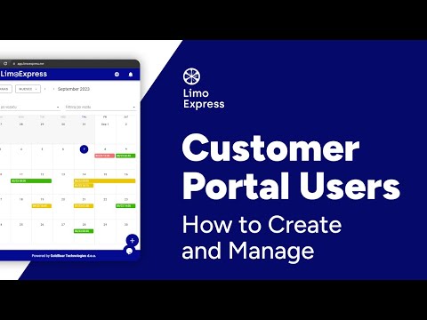 limoexpress How to Create and Manage Customer Portal Users on Limo Express