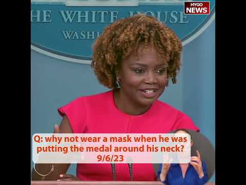 Q: Why Not Wear A Mask When He Was Putting The Medal Around His Neck? A: 'Incredibly Powerful Remarks'