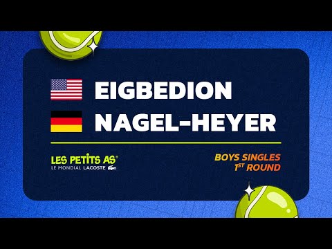 Les Petits As 2024 | Boys Singles R1 | Jason EIGBEDION vs. Johann NAGEL-HEYER