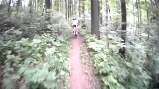 preview picture of video 'Trať závodu Vysočina Cycling MTB - 2.část'