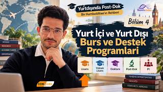 YURTDIŞINDA POST-DOK! Bölüm 4.1 | Yurt İçi ve Yurt Dışı 'Lisans' Burs ve Destek 