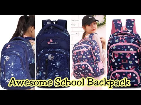 Henny kids polyester designer school backpack