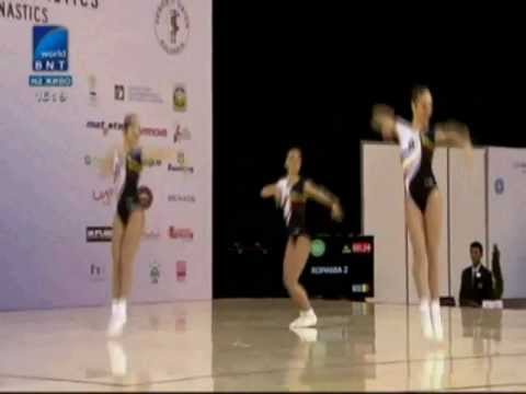 TR AG2 Romania 2 GORGOVAN RADU DARIE Final Sofia Aerobic World 2012