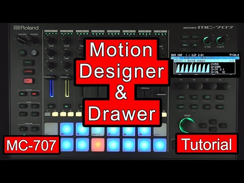 Motion Designer & Motion Drawer Roland MC 707 Tutorial
