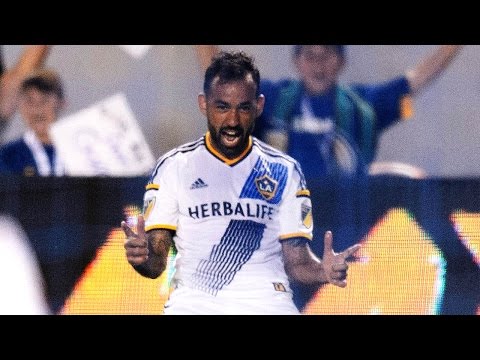 GOAL: Juninho opens up the scoring with a screamer from distance