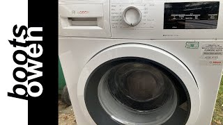 How to override the door lock on a Bosch Varioperfect washing machine Easy trick!